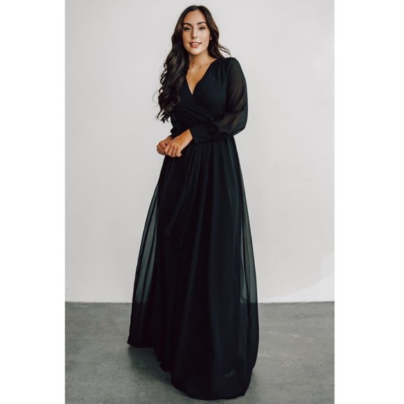 NWT Baltic Born Lydia Maxi Dress Black XL - Picture 6 of 11